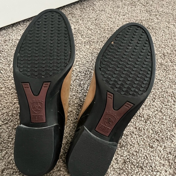 Ariat ATS Sport Mule Slingback Clogs Brown Tan Leather Shoes Womens 8 - Picture 6 of 9